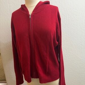 Worthington Women's Vibrant Red Cardigan